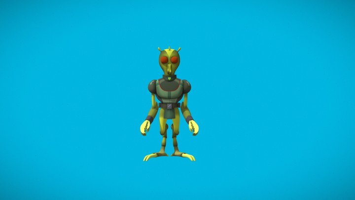 Krombopulos Rick And Morty 3D Model