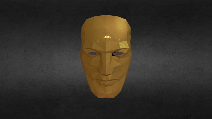 Deus Ex: Mankind Divided Golden Mask 3D Model