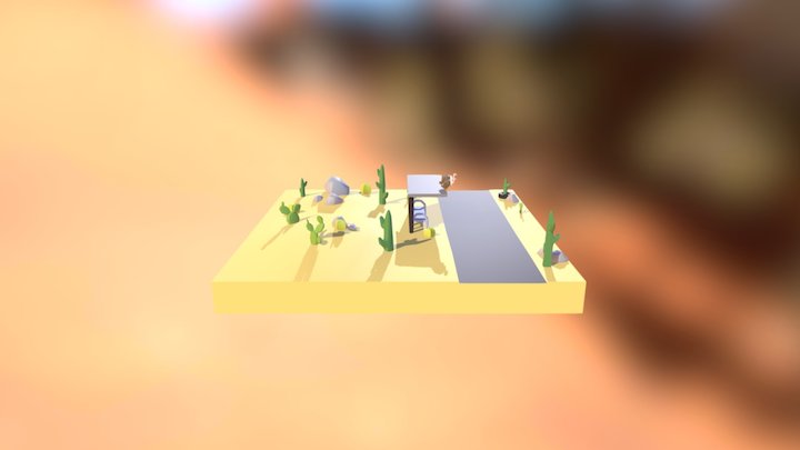 Desert 3D Model
