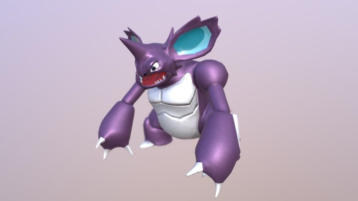 Nidoking 3D Model