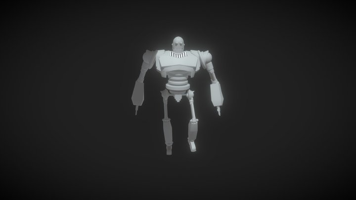 Iron Giant Turntable 3D Model