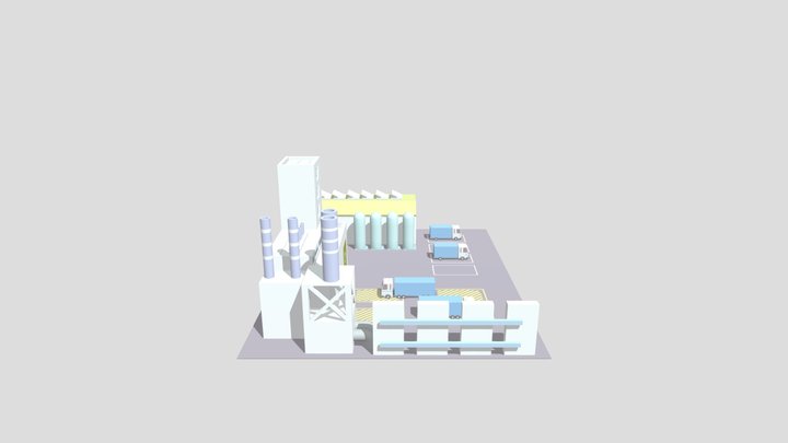Recycle Building 3D Model