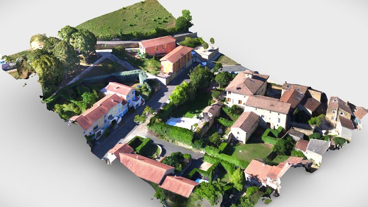 Saint Romans - Photogrammétrie Drone 3D Model