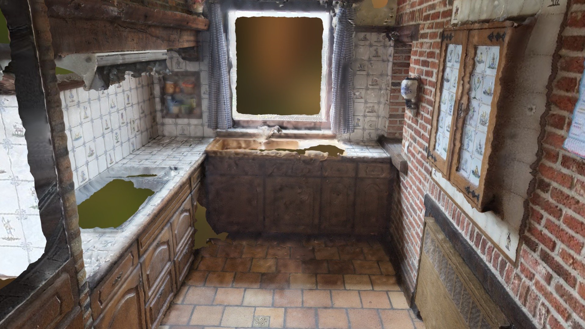 adapted kitchen