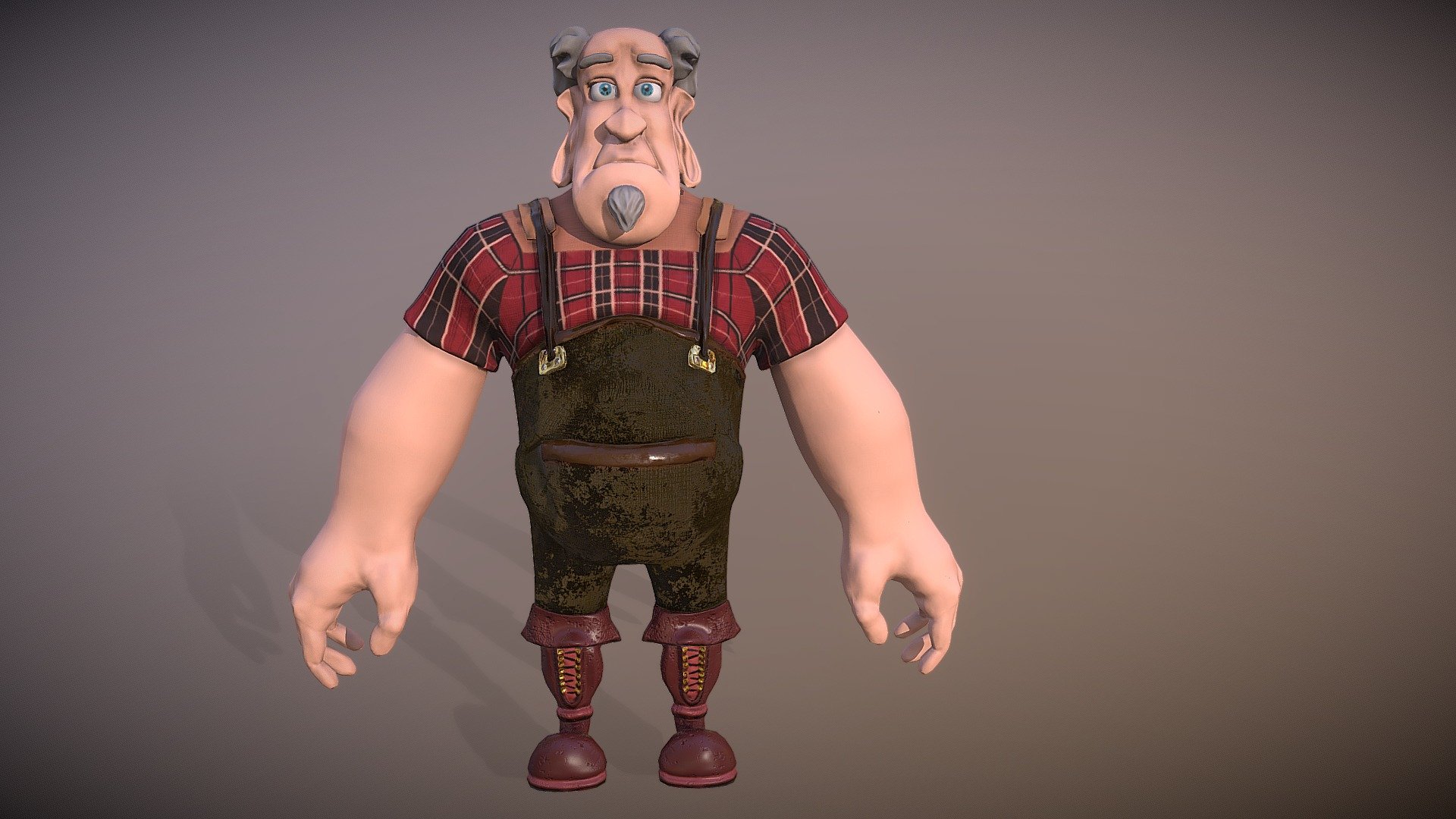 Personnage Projet anim - 3D model by joan.savignard [4d6c0af] - Sketchfab