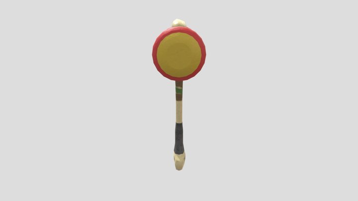 Spring Loaded Hammer Zelda BOTW ERuhl PO3c 3D Model