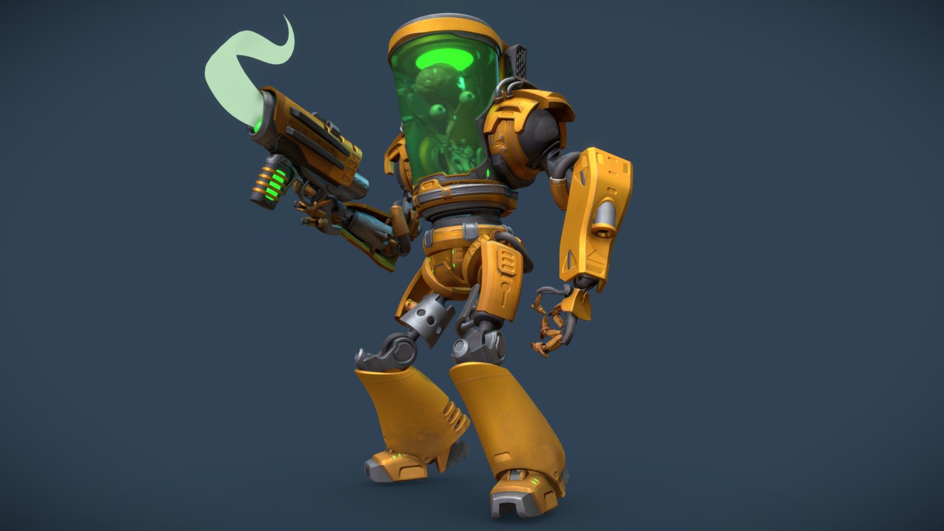 BottleMan - 3D Model By Joo Haa (@Leg4Me) [4d6db74] - Sketchfab