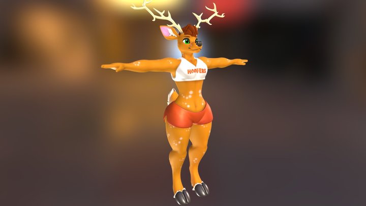 Deer - VRChat & VTuber Avatar 3D Model