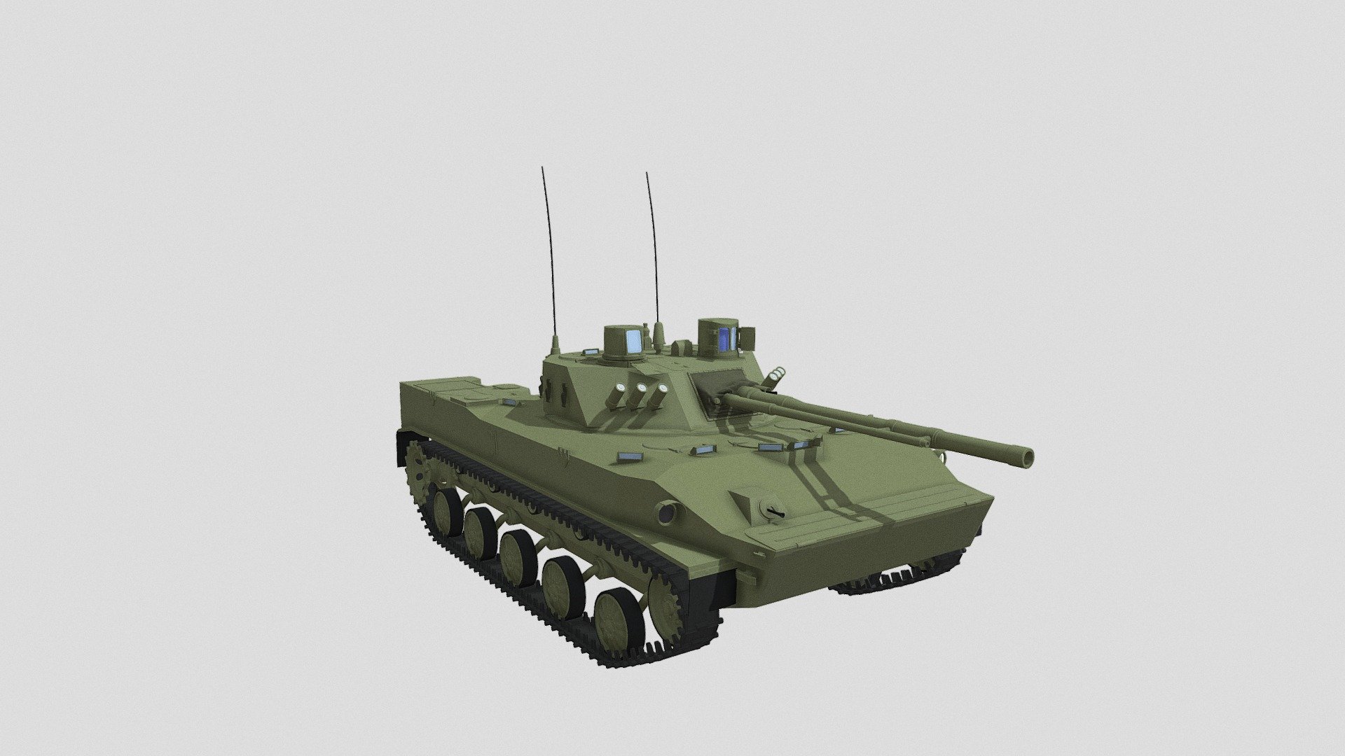 BMD-4 - 3D model by AppelPL [4d6f90c] - Sketchfab