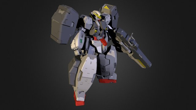 GN-005+ Gundam+ Virtue 3D Model