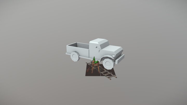 DAE 5 Finished props - Forest Loner 3D Model