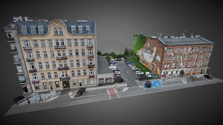 Ulica Brzeska 14A i 18 3D Model