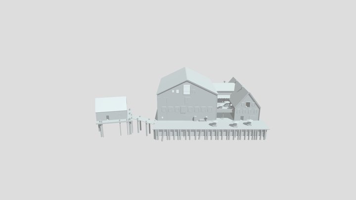 Lunenburg Pierside WIP 3D Model