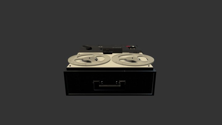 SONY TC500 TapeRecorder 3D Model