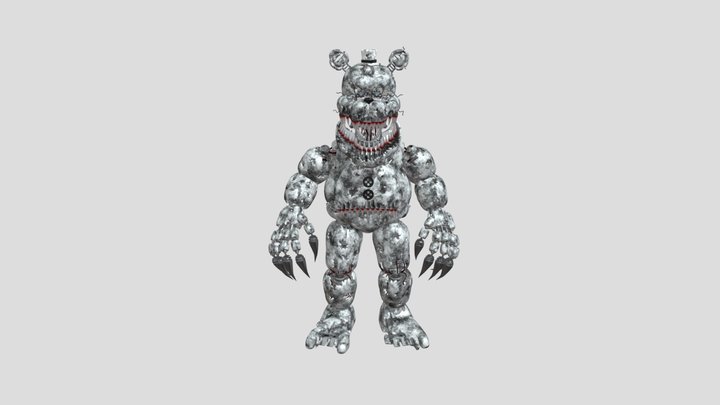 (Weee Z Mat Port) Torres Nightmare Fredear 3D Model