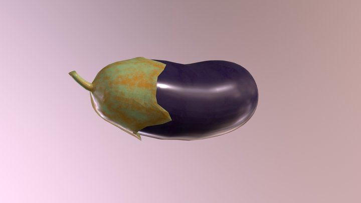 Eggplant V01 3D Model