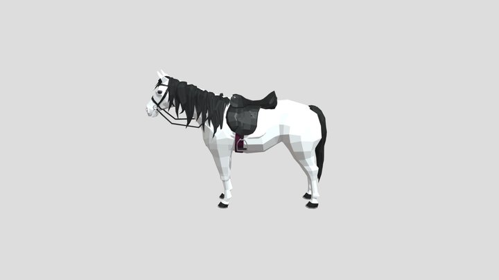 low-poly-horse 3D Model
