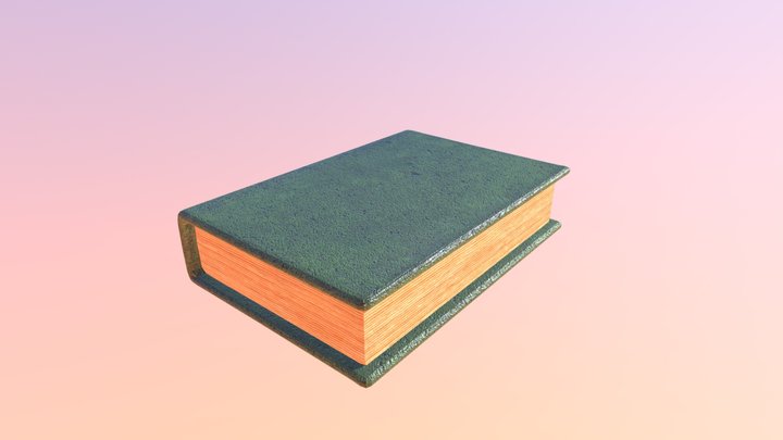 Old Book 3D Model