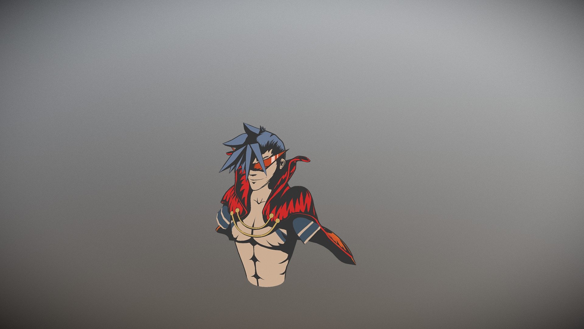 Kamina Gurren Lagann FanArt 3D model by Daviot Axel (Dafty9