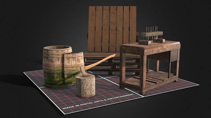 1SD12E_Schiettecatte_Roman_5_Props 3D Model