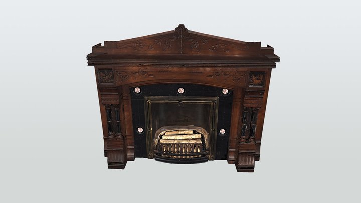 Front Parlor Mantel - High Resolution – Modello 3D gratuito STL