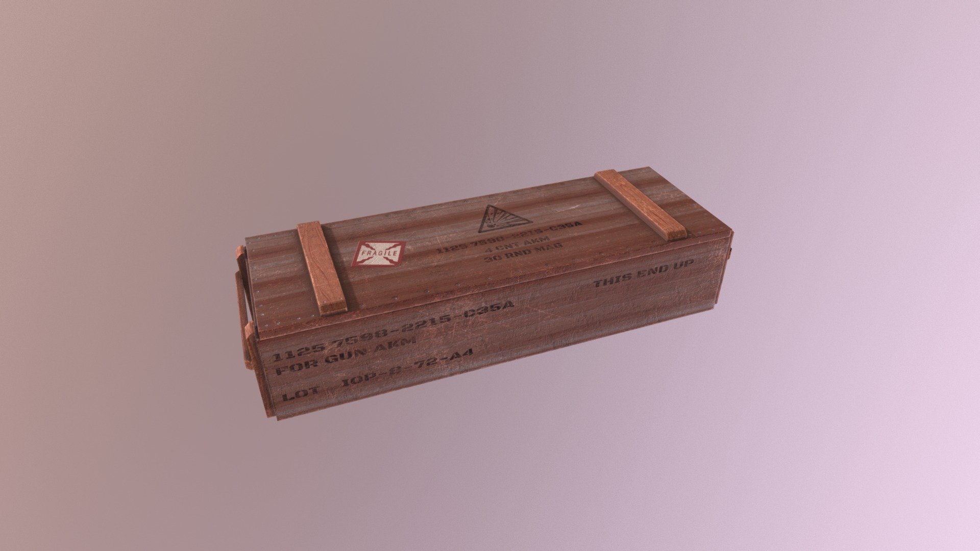 Military Rifle Crate