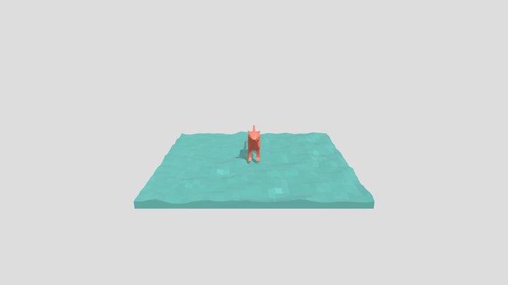 water cat 3D Model