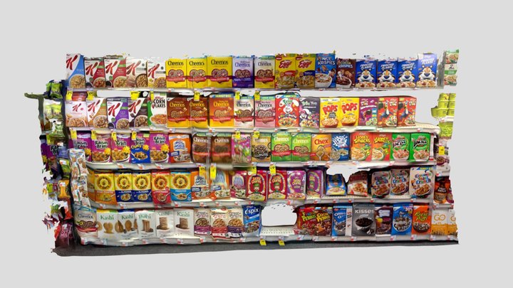 Cereal Aisle (iPhone 12 Scan) 3D Model