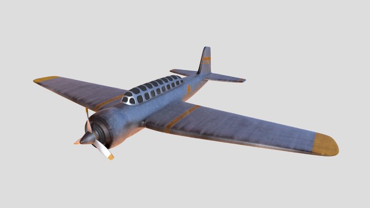 Mitsubishi Ki-30 3D Model