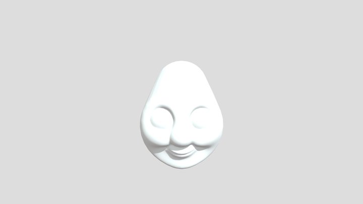 Thomas Face (Smile) 3D Model