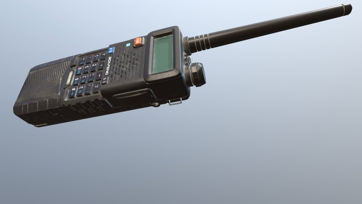 Baofeng Radio Walkie-talkie 3D Model
