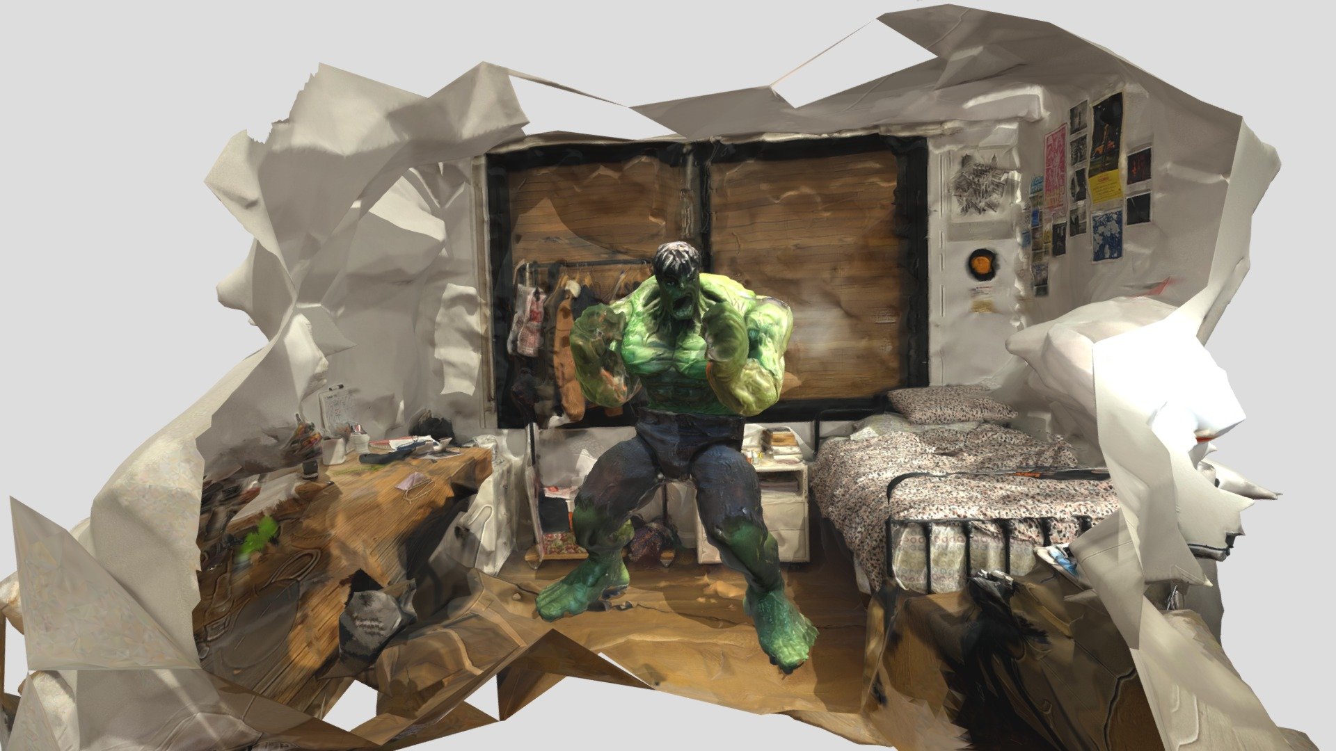 hulk bailarin habitación