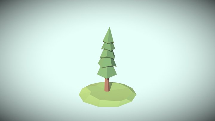 Low Poly Tree 3D Model