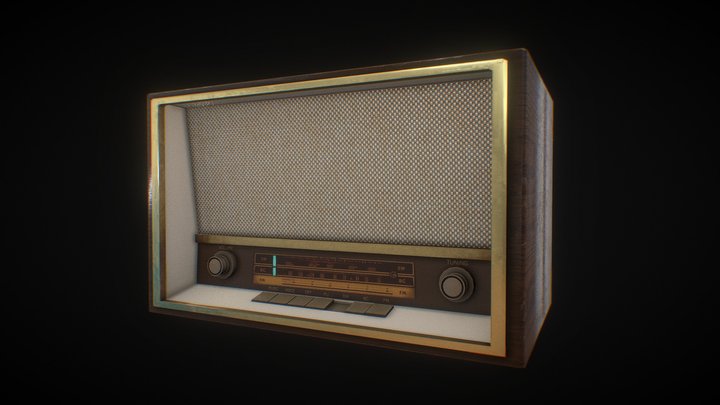 Old Radio (Based off of the Grundig 2140) – Free 3D Model STL