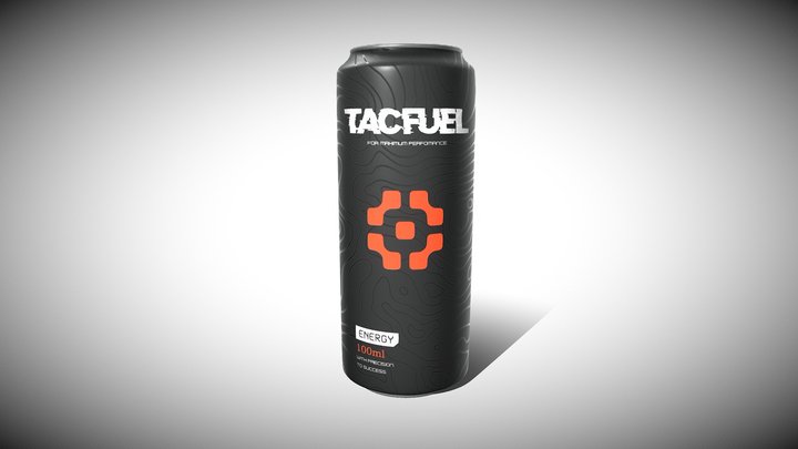 TACFUEL Energy Drink Can 3D Model
