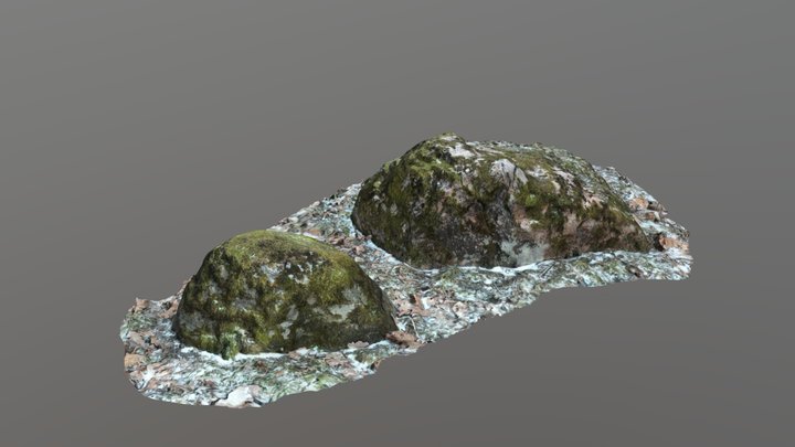 Rock_ Winter_003 3D Model