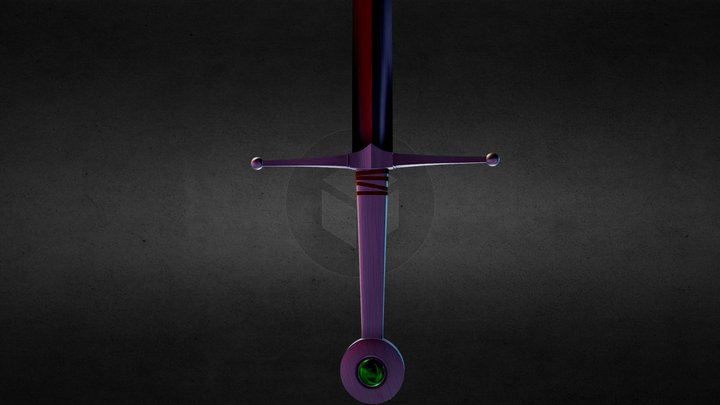 15th Century Sword for Blitha 3D Model