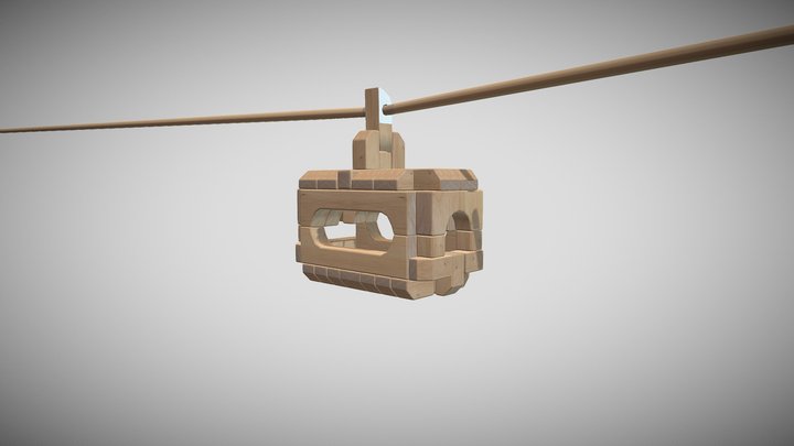 Unit Block Gondola 3D Model