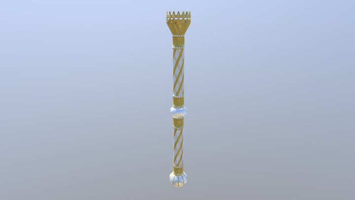 Crystal Mace 3D Model