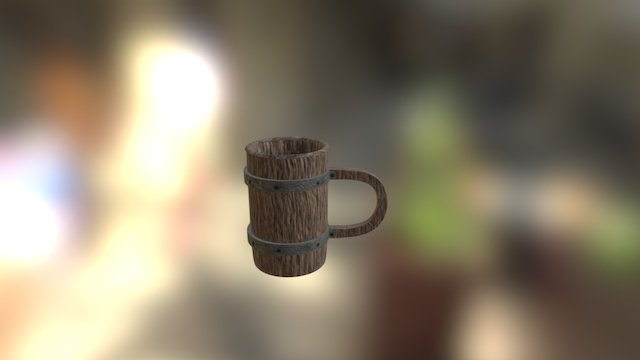 Medieval Mug 3D Model