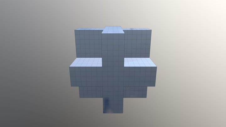 Jesus Cube 3D Model