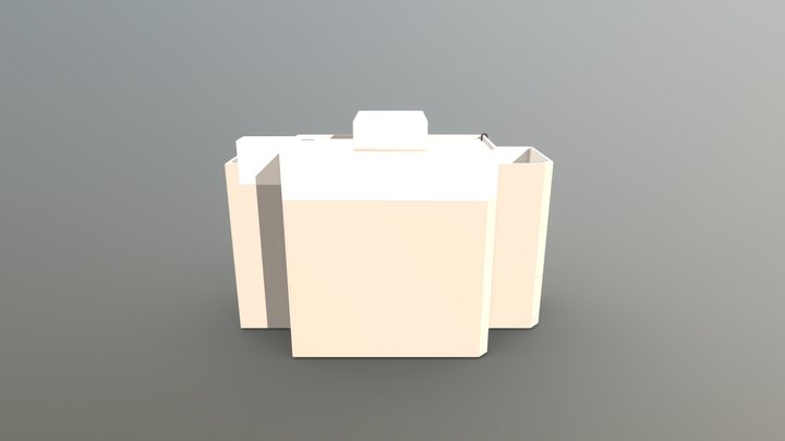 White Building 3D Model