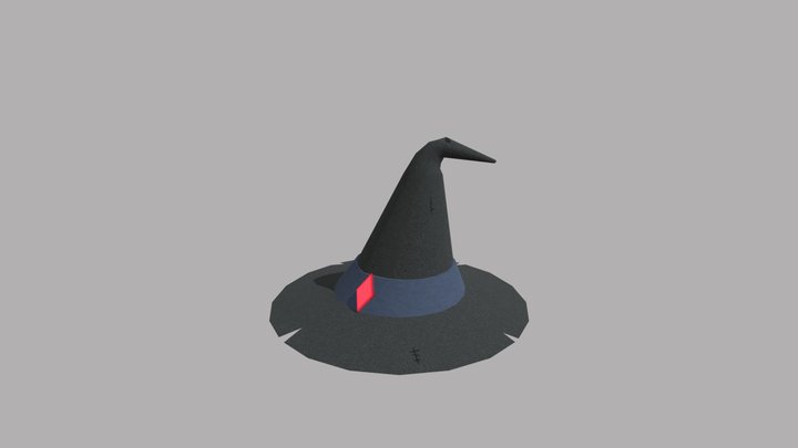 Witches Hat 3D Model