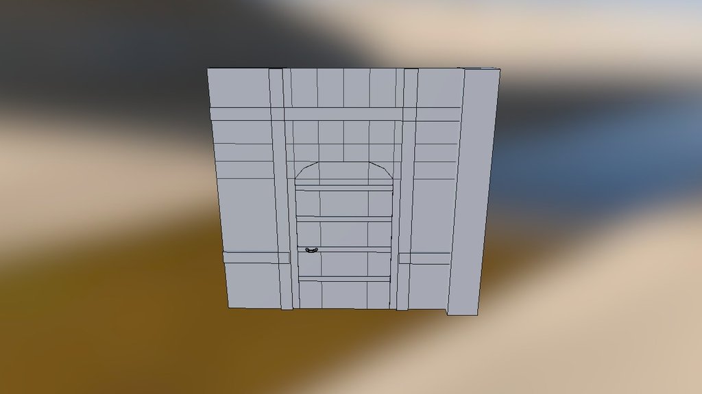 Plaster Wall Door