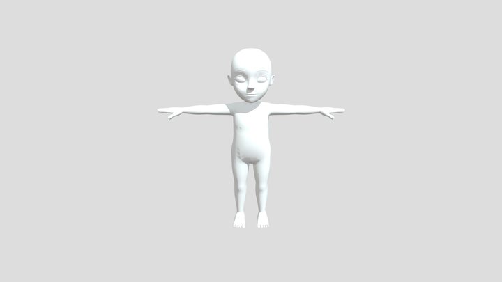 Boy Basemesh 3D Model