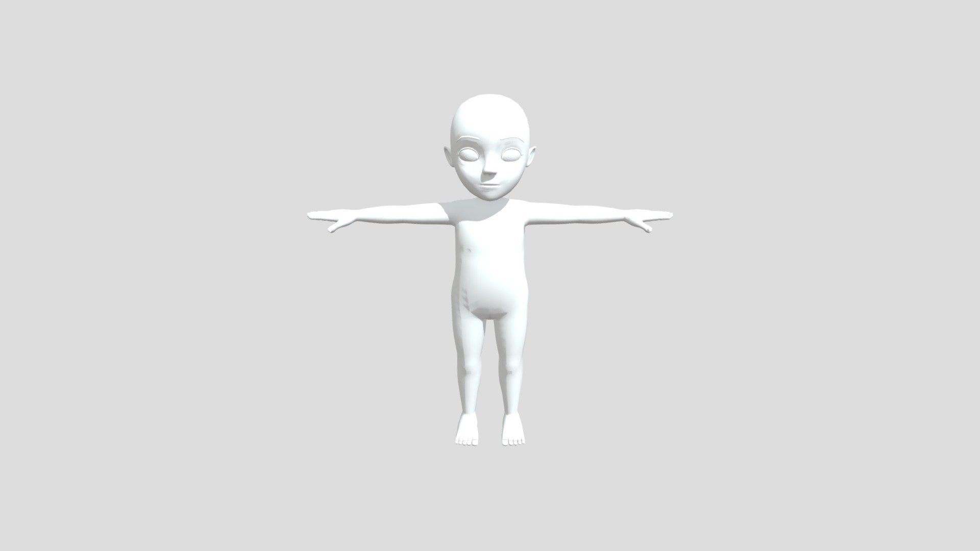 Boy Basemesh - Download Free 3D Model By AnadilArt [4d80f12] - Sketchfab