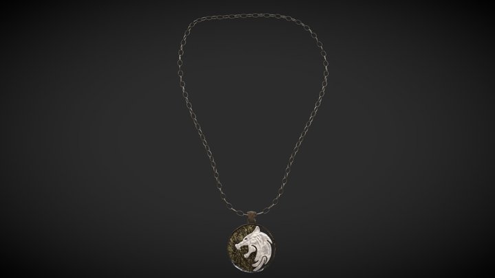The Witcher - Amulet 3D Model