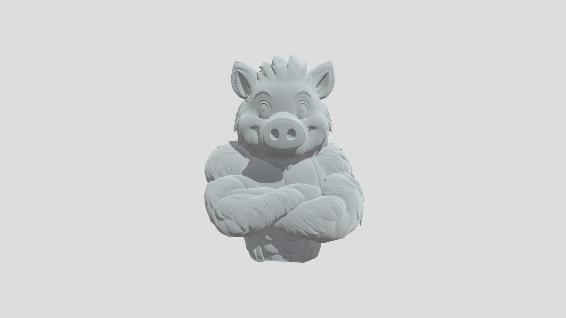 Muscle Pig - 3D model by Patatake2_0 [4d8187c] - Sketchfab