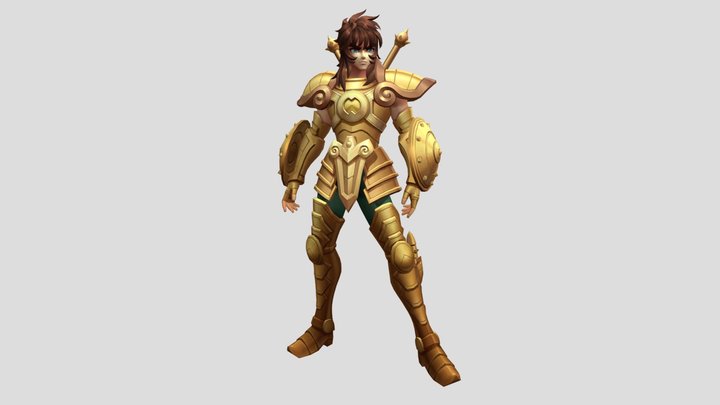 Saint Seiya Libra Dhoko 3D Model
