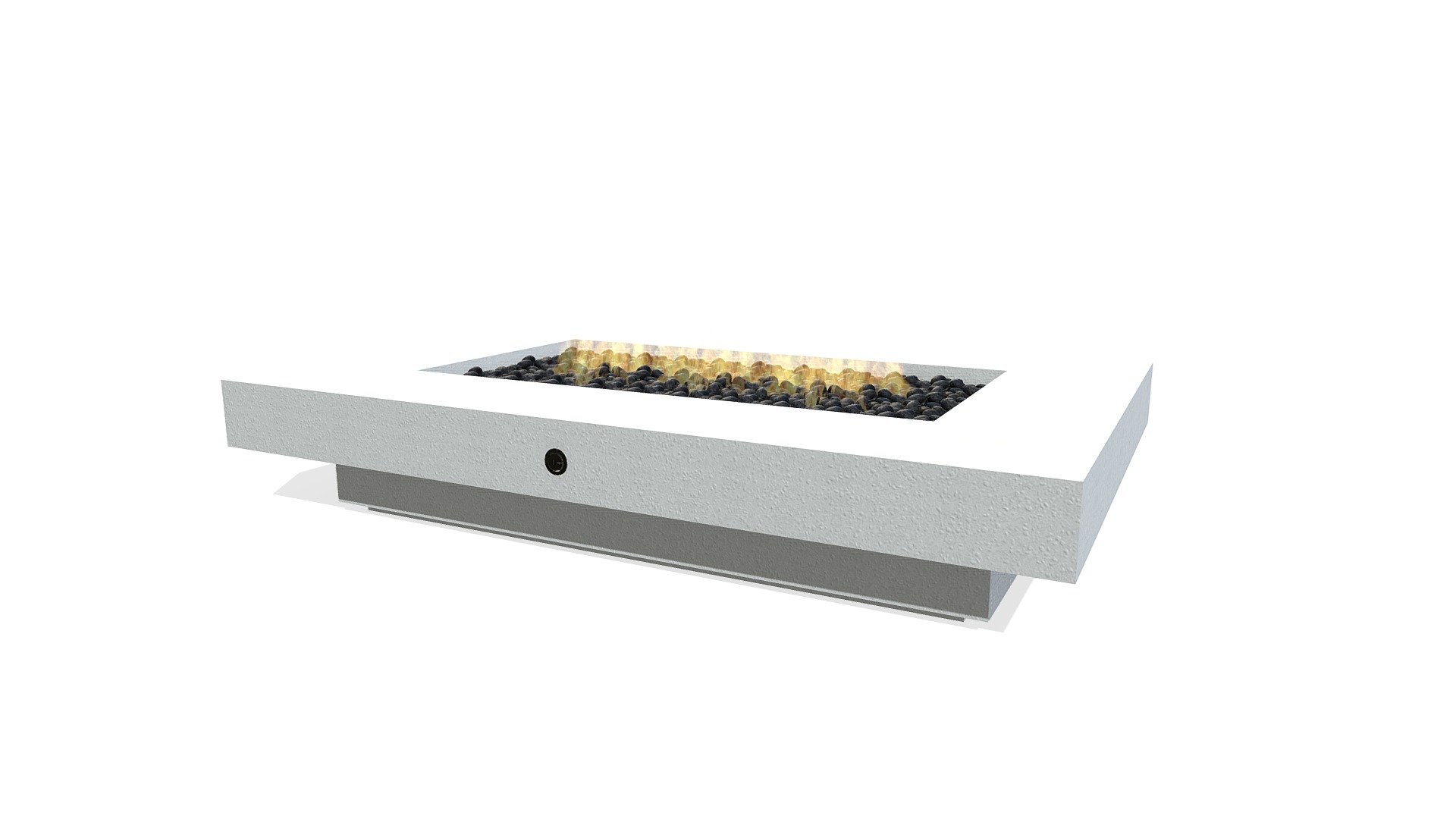Modofire Midway Rectangle Low Fire Pit Table - 3D model by Modofire ...